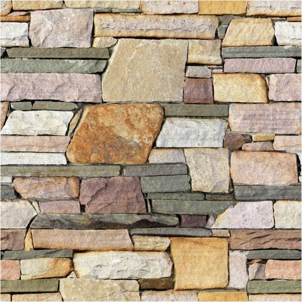 Dekoratīva sienas uzlīme Ambiance Esterel Stone, 40 x 40 cm-image-2