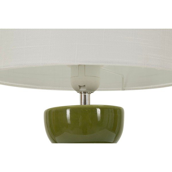 Balta/zaļa keramikas galda lampa ar auduma abažūru (augstums 46 cm) Torr – Mauro Ferretti-image-4