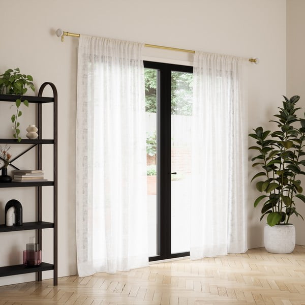 Tērauda regulējama aizkaru stanga 107–305 cm Pleat – Umbra-image-3