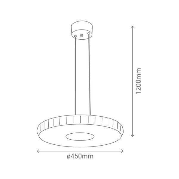 Piekaramais lukturis SULION Stern, ø 45 cm-image-3