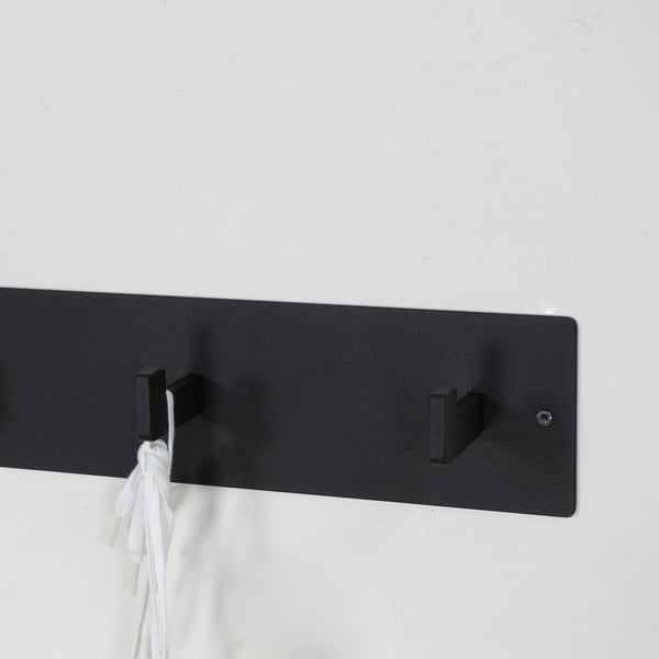 Melns metāla sienas pakaramais 50 cm Leatherman – Spinder Design-image-3