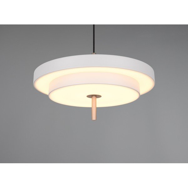 Ziloņkaula krāsas LED piekaramā lampa ar regulējamu spilgtumu Keaton – Trio-image-1