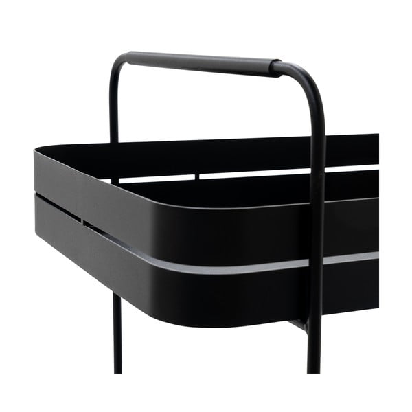 Metāla servēšanas galdiņš uz riteņiem 74x42 cm Gin & Trolley – Spinder Design-image-4