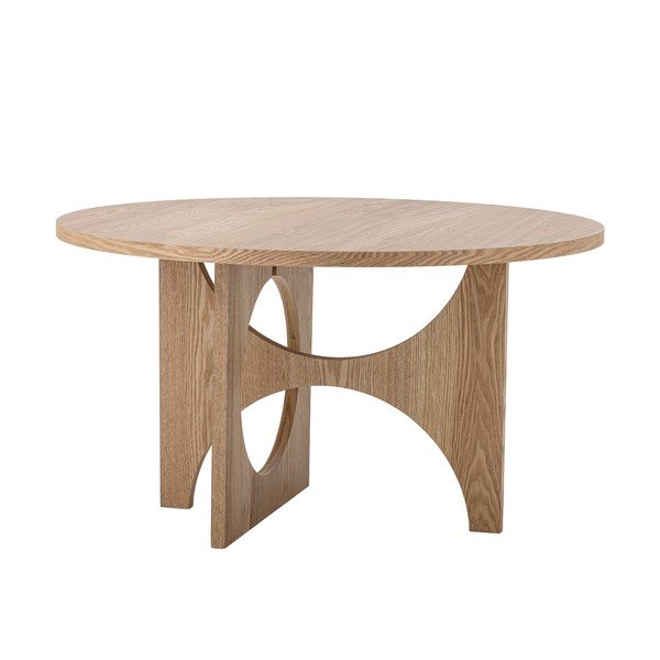Dabīga toņa apaļš žurnālgaldiņš ar egles koka imitāciju ø 80 cm Alden – Bloomingville-image-4