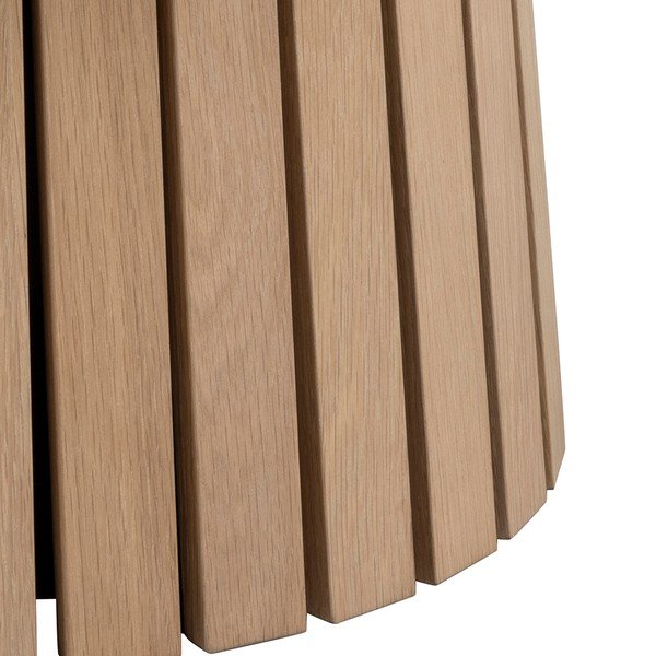 Apaļš žurnālu galdiņš ar ozolkoka imitāciju ø 80 cm Christo – Actona-image-4