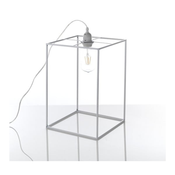Pelēka Tomasucci galda lampa, 36 x 25 x 25 cm