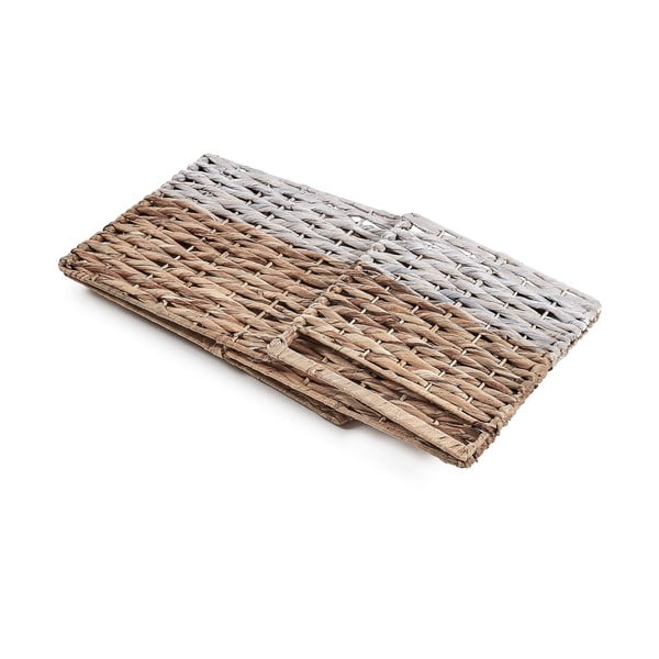 Pīta uzglabāšanas kaste divos toņos Kave Home Woody-image-2