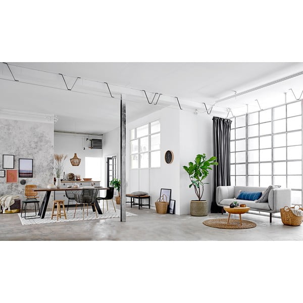 Gaiši pelēks paklājs Bloomingville Cotton, 200 x 300 cm-image-4