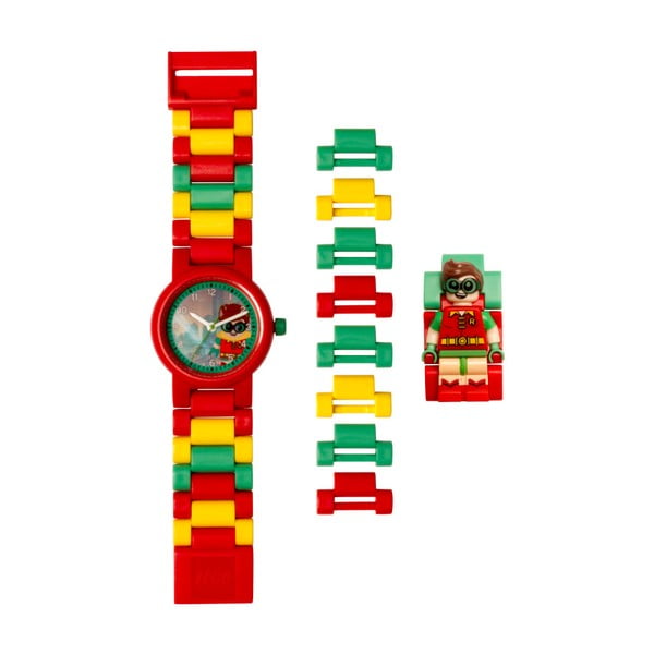Bērnu pulkstenis ar LEGO® Batman Movie Robina figūriņu