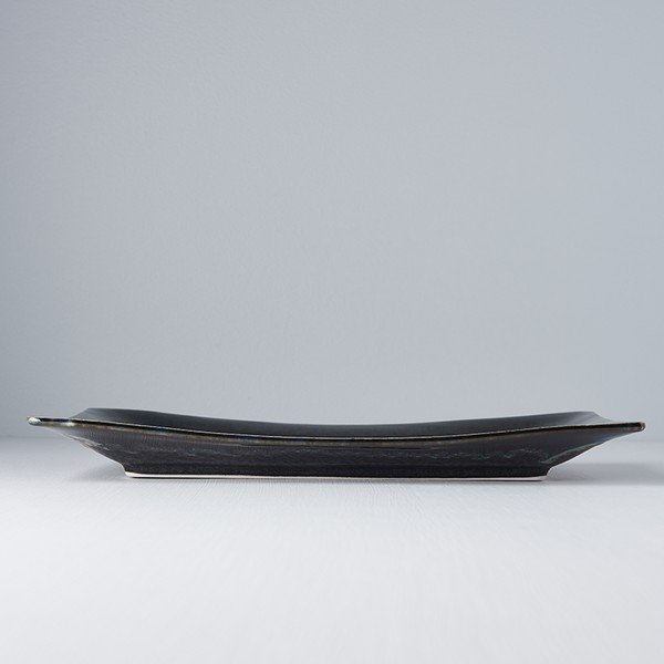 Tumši zils keramikas šķīvis MIJ Matt, 33 x 19 cm-image-2