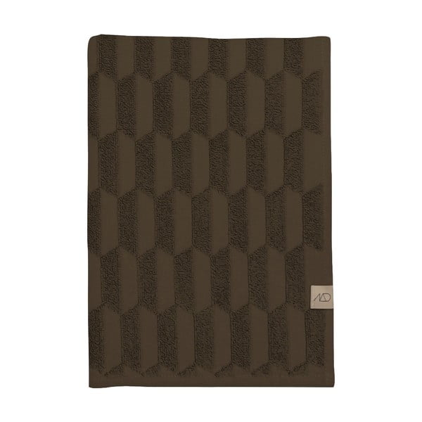 Tumši brūni kokvilnas dvieļi (2 gab.) 35x55 cm Geo – Mette Ditmer Denmark