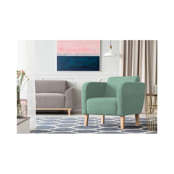 Piparmētru zaļš krēsls Kooko Home Šūpoles-image-1