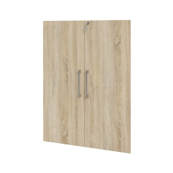 Dabīga toņa durvis moduļu plauktu sistēmai ar ozolkoka imitāciju 84x105 cm Prima – Tvilum-image-4