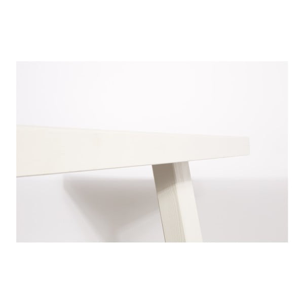 Balts Zuiver A Masīvkoka galds rāmī, 200 x 90 cm-image-2