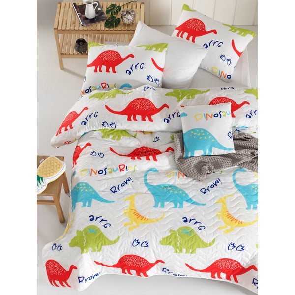 Bērnu gultas pārklājs ar spilvendrānu Mijolnir Dinazorus, 160 x 220 cm
