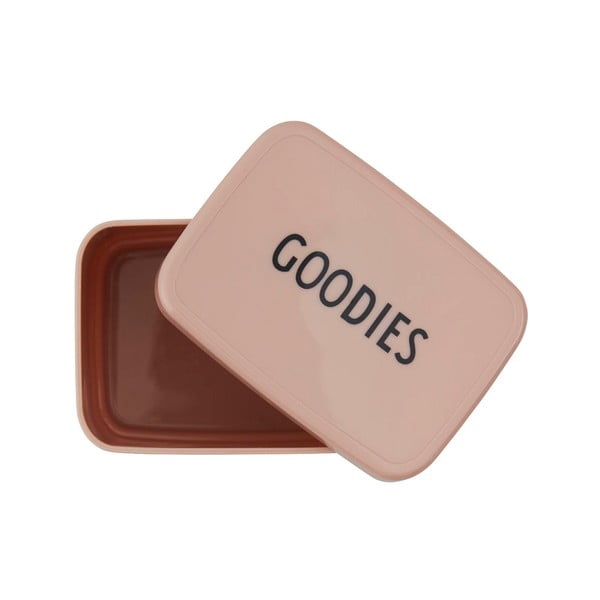 Rozā uzkodu kastīte Design Letters Goodies, 8,2 x 6,8 cm-image-2