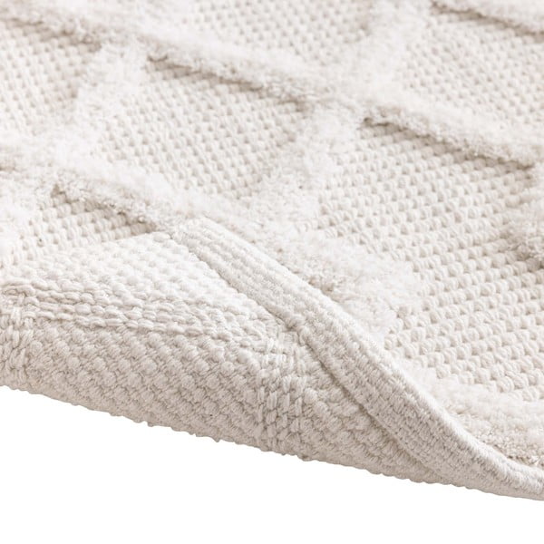 Krēmkrāsas vannas istabas paklājiņš 50x80 cm Otis – douceur d'intérieur-image-2