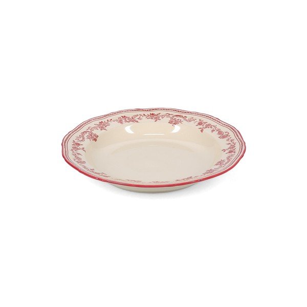 Bordo/ziloņkaula krāsas zupas porcelāna šķīvis ø 23 cm Cyril – S|P Collection-image-4