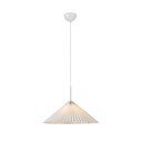 Balta piekaramā lampa ø 50 cm Plisado – Markslöjd