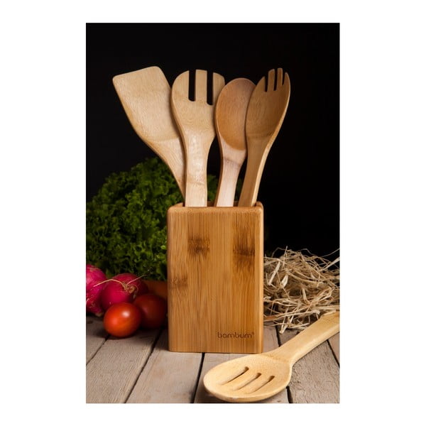 Bambusa virtuves piederumu komplekts Bambum Ravioli statīvā-image-1
