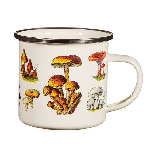 Krēmkrāsas emaljas krūze bērniem Vintage Mushroom – Sass & Belle