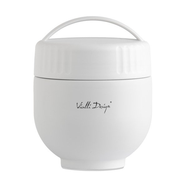 Balts nerūsējošā tērauda termoss pārtikai 680 ml Fuori – Vialli Design