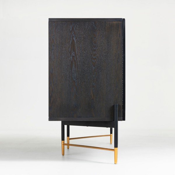 Melna kumode Kave Home Norfort-image-4
