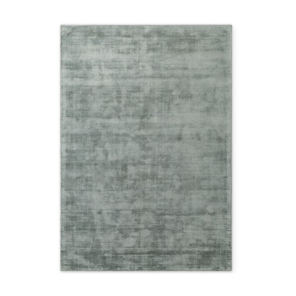 Gaiši zils ar rokām darināts viskozes paklājs 80x150 cm Noemi – Vikosa