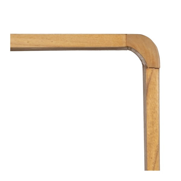 Dabīga toņa ciedra masīvkoka grāmatplaukts 90x150x40 cm Lysa – Ixia-image-3