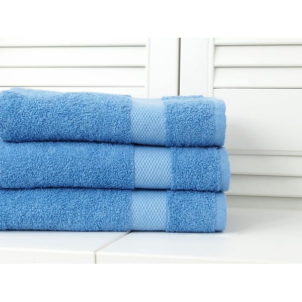 Zils frotē dvielis 70x140 cm Adria – B.E.S.-image-1