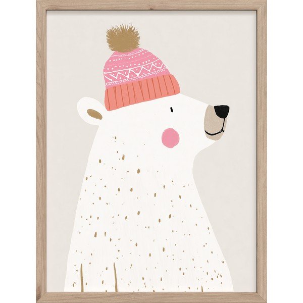 Bērnu plakāts 30x40 cm White Bear – Styler