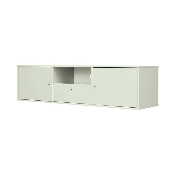 Piparmētru zaļš TV galdiņš 161x42x45 cm Mistral – Hammel Furniture-image-1