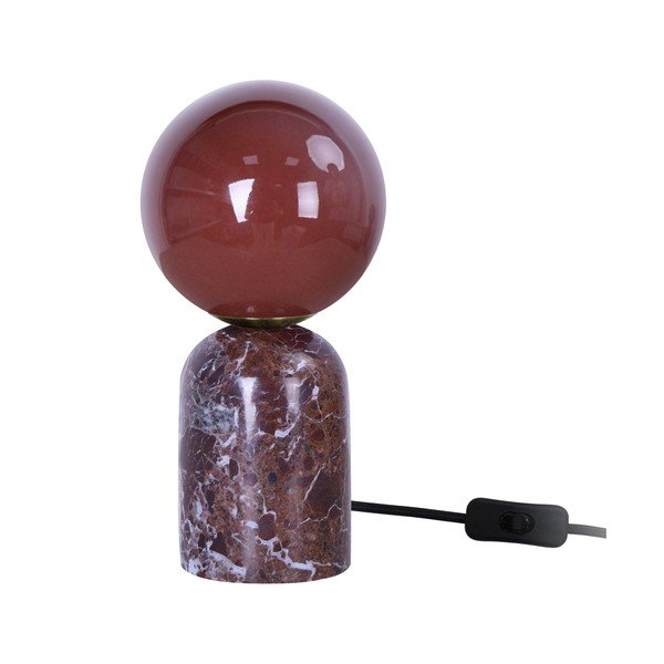 Bordo marmora galda lampa (augstums 20 cm) Lazio Sphere – Leitmotiv
