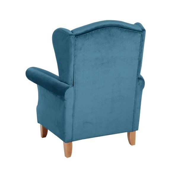 Benzīna zils samta krēsls Max Winzer Verita Velvet-image-2