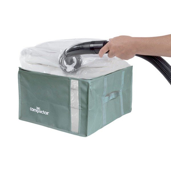 Zaļa uzglabāšanas kaste drēbju savācējam XXL Green Edition 3D vakuuma maisam, 125 l-image-2