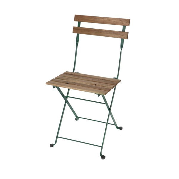 Zaļš/bēšs metāla dārza krēsls - Esschert Design