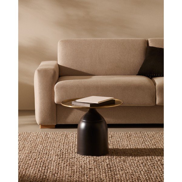Metāla apaļš sānu galdiņš ø 52 cm Liuva – Kave Home-image-1