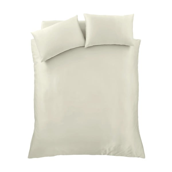 Bēša divguļamā satīna gultas veļa 200x200 cm Silky Soft – Catherine Lansfield