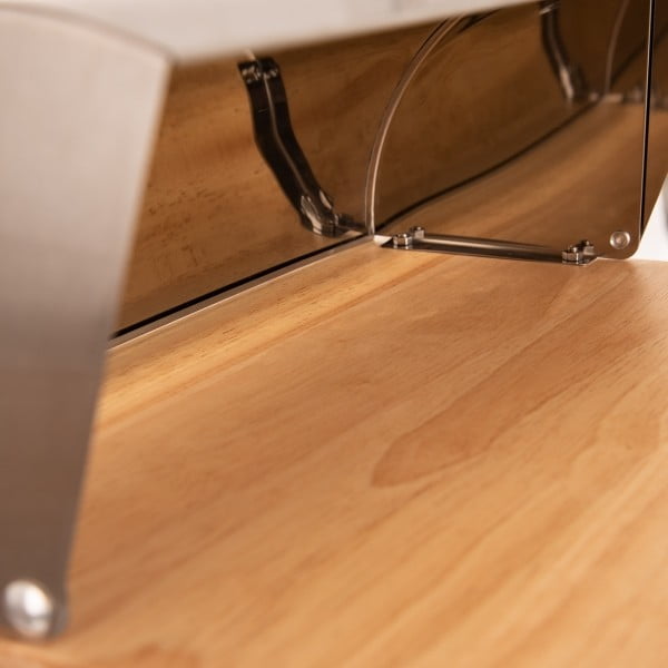 Nerūsējošā tērauda un bambusa maizes kaste Orion Basic-image-3