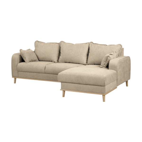 Bēšs stūra dīvāns (labais stūris) Beata – Ropez-image-2