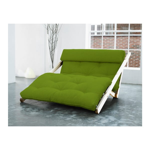 Karup Figo atpūtas krēsls, Raw/Lime, 120 cm