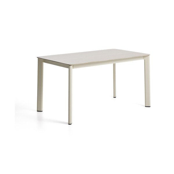 Dārza ēdamgalds ar akmens galda virsmu 80x140 cm Anafi – Kave Home