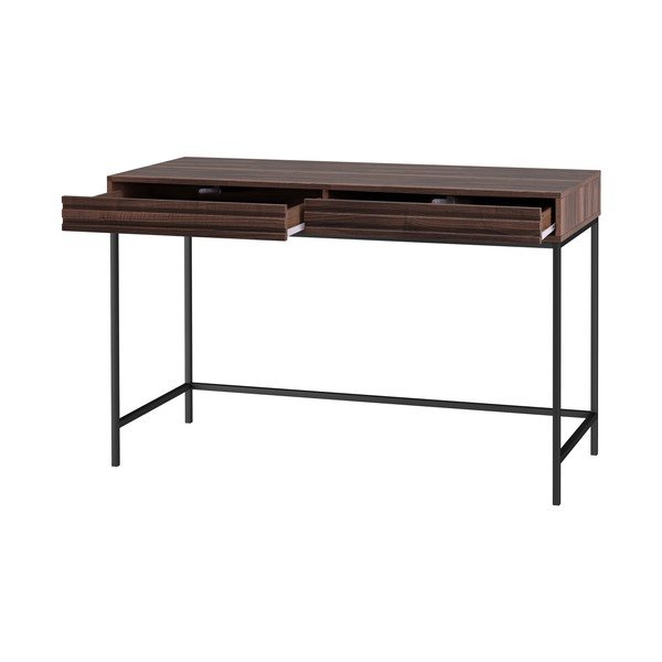 Darba galds ar valrieksta koka imitācijas galda virsmu 50x120 cm Celine – Støraa-image-3