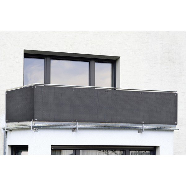 Pelēks balkona ekrāns 500x85 cm – Maximex-image-1