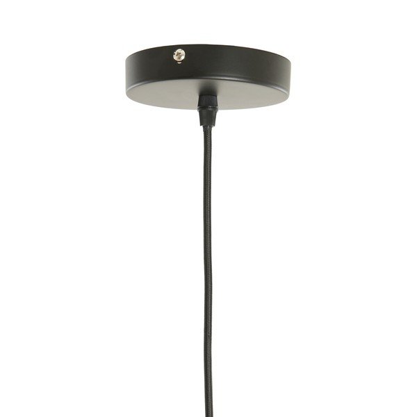 Brūna piekaramā lampa ar auduma abažūru ø 12 cm Verita – Light & Living-image-2