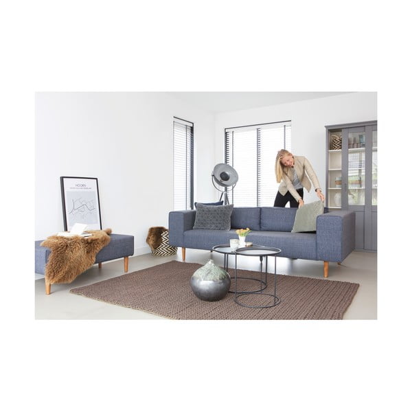 Melns kafijas galdiņš WOOOD Ivar, Ø 56 cm-image-4