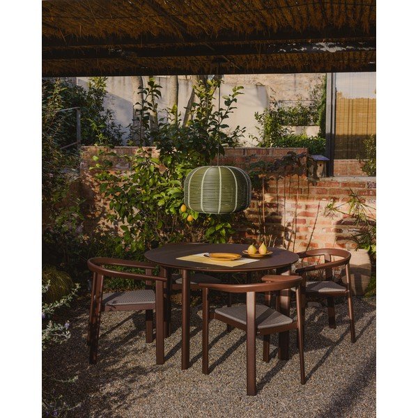 Brūns dārza krēsls Erice – Kave Home-image-1