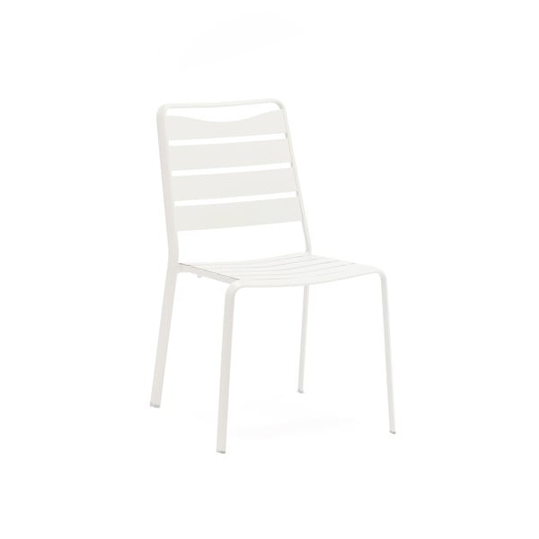 Balti metāla dārza krēsli (4 gab.) Spring – Ezeis