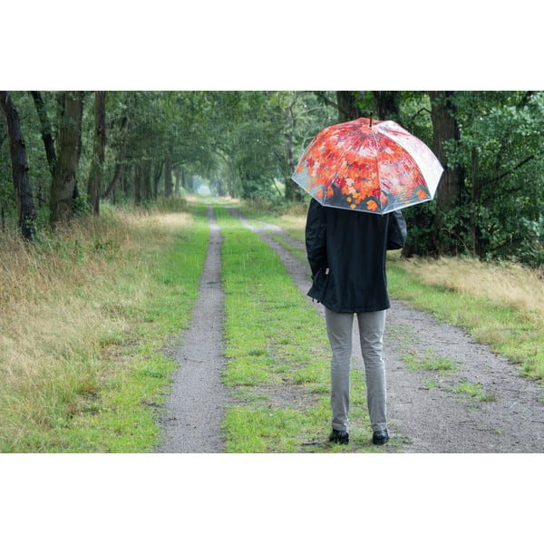 Caurspīdīgs lietussargs Esschert Design Ambiance Birdcage Fall Leaves, ⌀ 93 cm-image-3