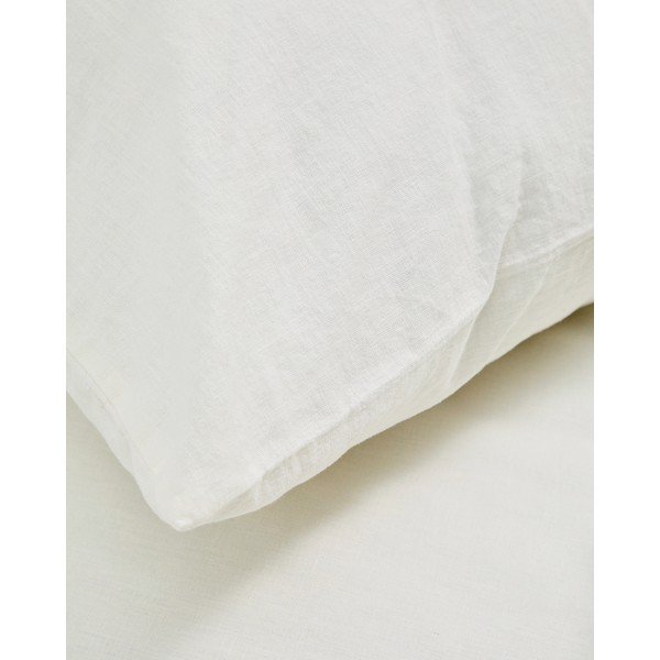 Ziloņkaula krāsas divguļamā/īpaši gara trīsdaļīga gultas veļa 240x260 cm Simmel – Kave Home-image-3